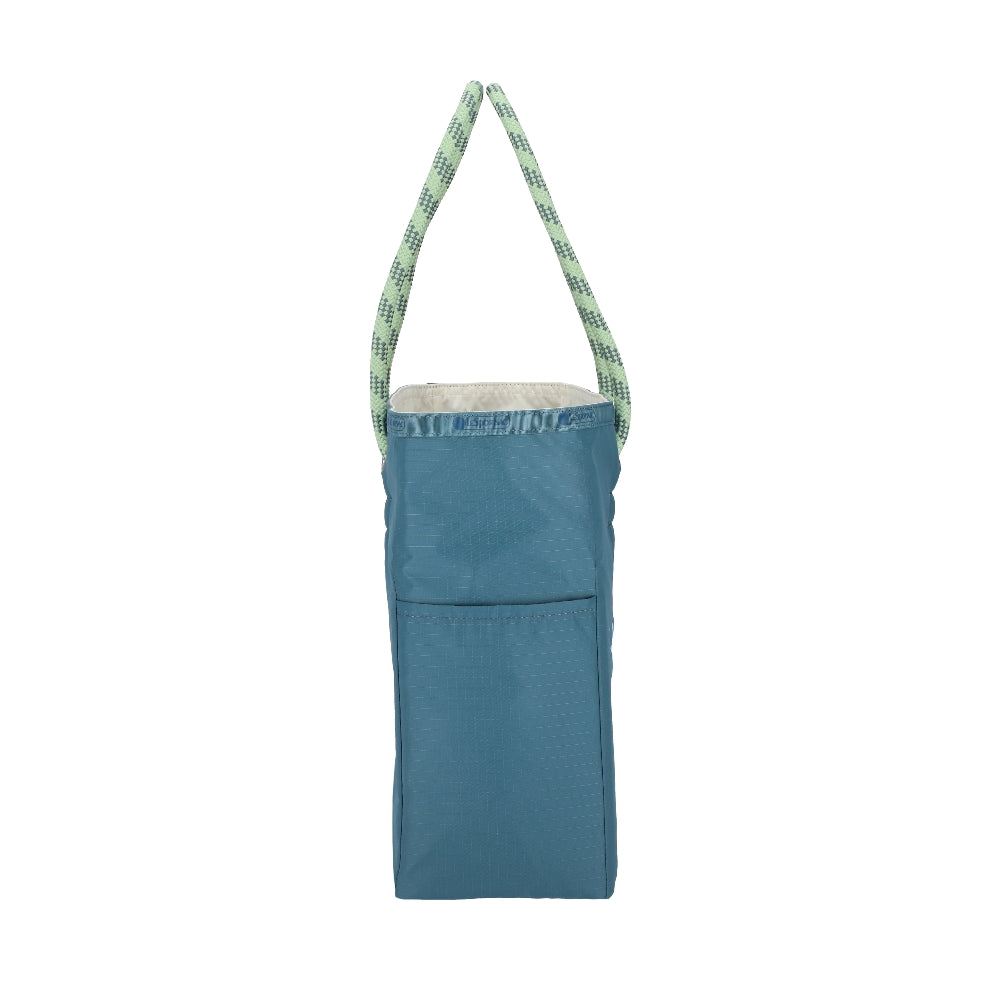 ML 2 WAY TOTE 中大型雙面托特包 - 湛藍/霜白