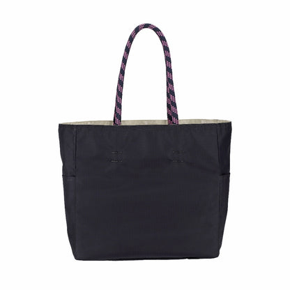 ML 2 WAY TOTE 中大型雙面托特包 - 奶油米白/深海藍