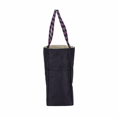 ML 2 WAY TOTE 中大型雙面托特包 - 奶油米白/深海藍