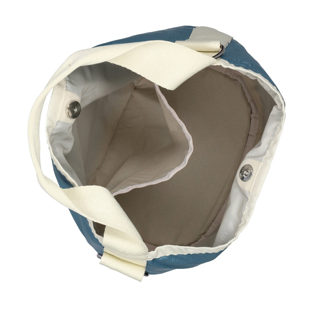 CONVERTIBLE BUCKET BAG 多功能水桶包 - 湛藍/米白