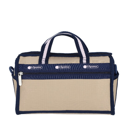 MINI DUFFEL CROSSBODY 迷你筒狀肩背包 - 滾邊海軍藍