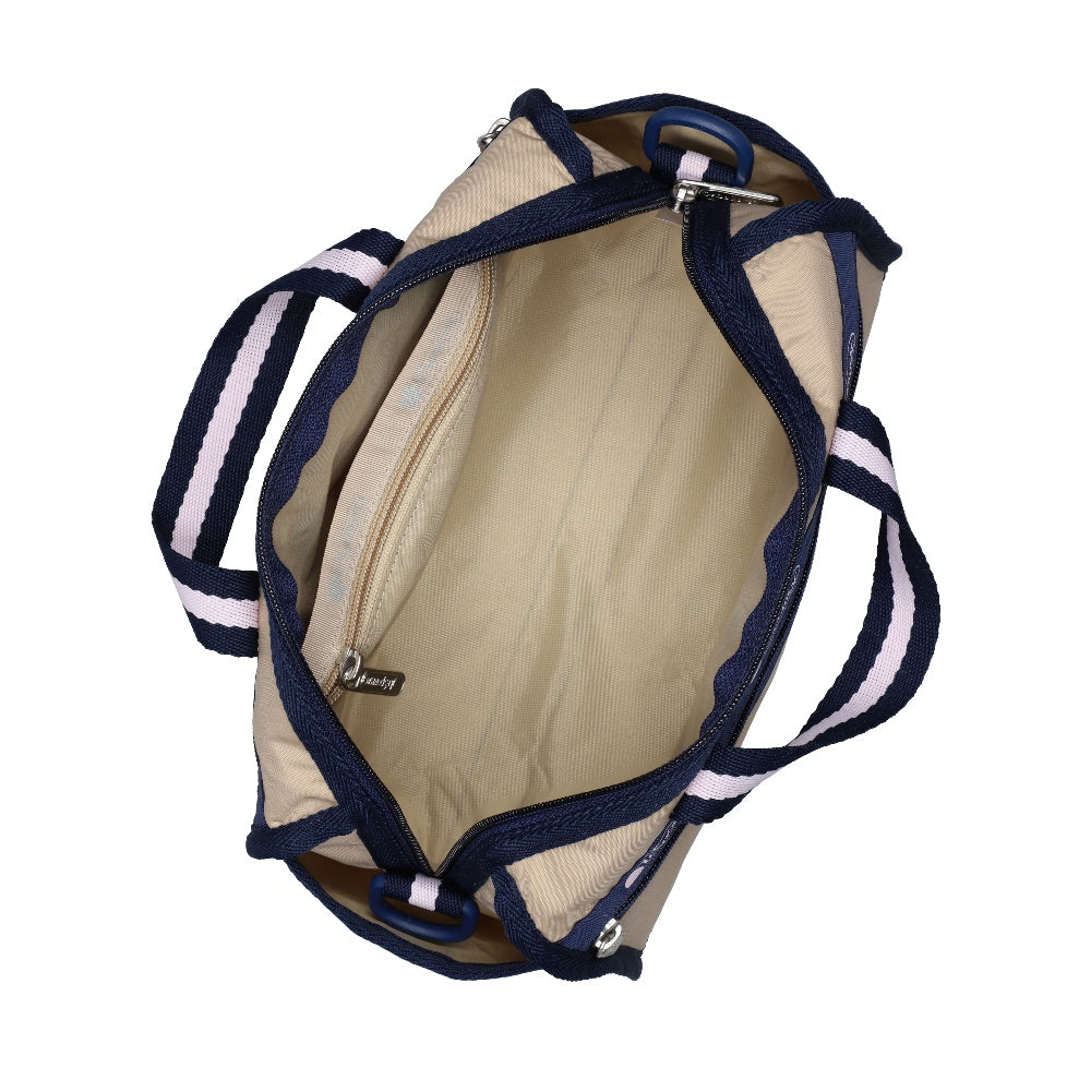 MINI DUFFEL CROSSBODY 迷你筒狀肩背包 - 滾邊海軍藍