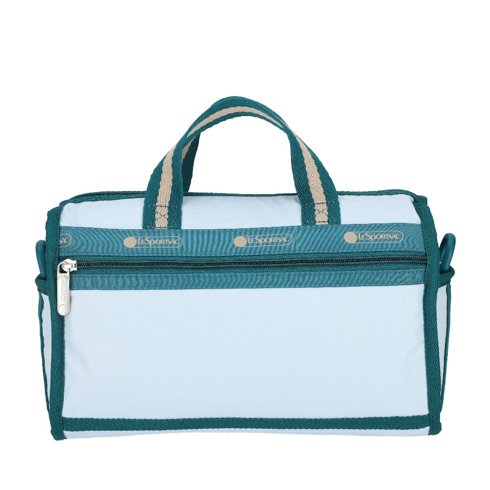 MINI DUFFEL CROSSBODY 迷你筒狀肩背包 - 滾邊晴空藍