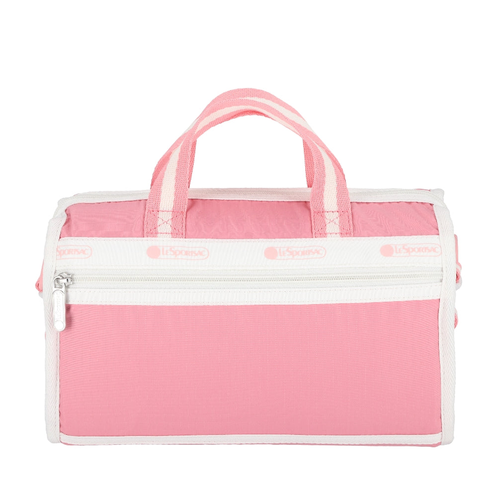 MINI DUFFEL CROSSBODY 迷你筒狀肩背包 - 滾邊花漾粉