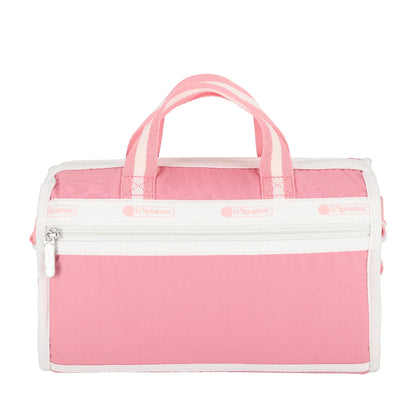MINI DUFFEL CROSSBODY 迷你筒狀肩背包 - 滾邊花漾粉