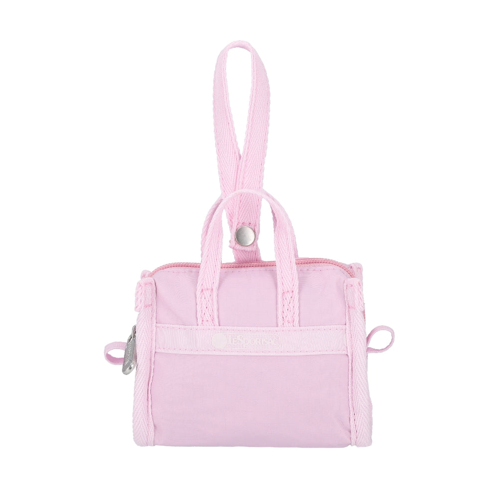 MICRO WEEKENDER CHARM 迷你旅行袋掛飾 - 初雪粉