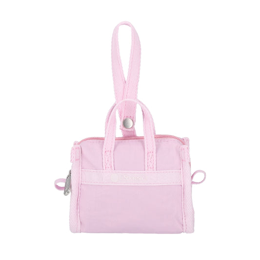 MICRO WEEKENDER CHARM 迷你旅行袋掛飾 - 初雪粉