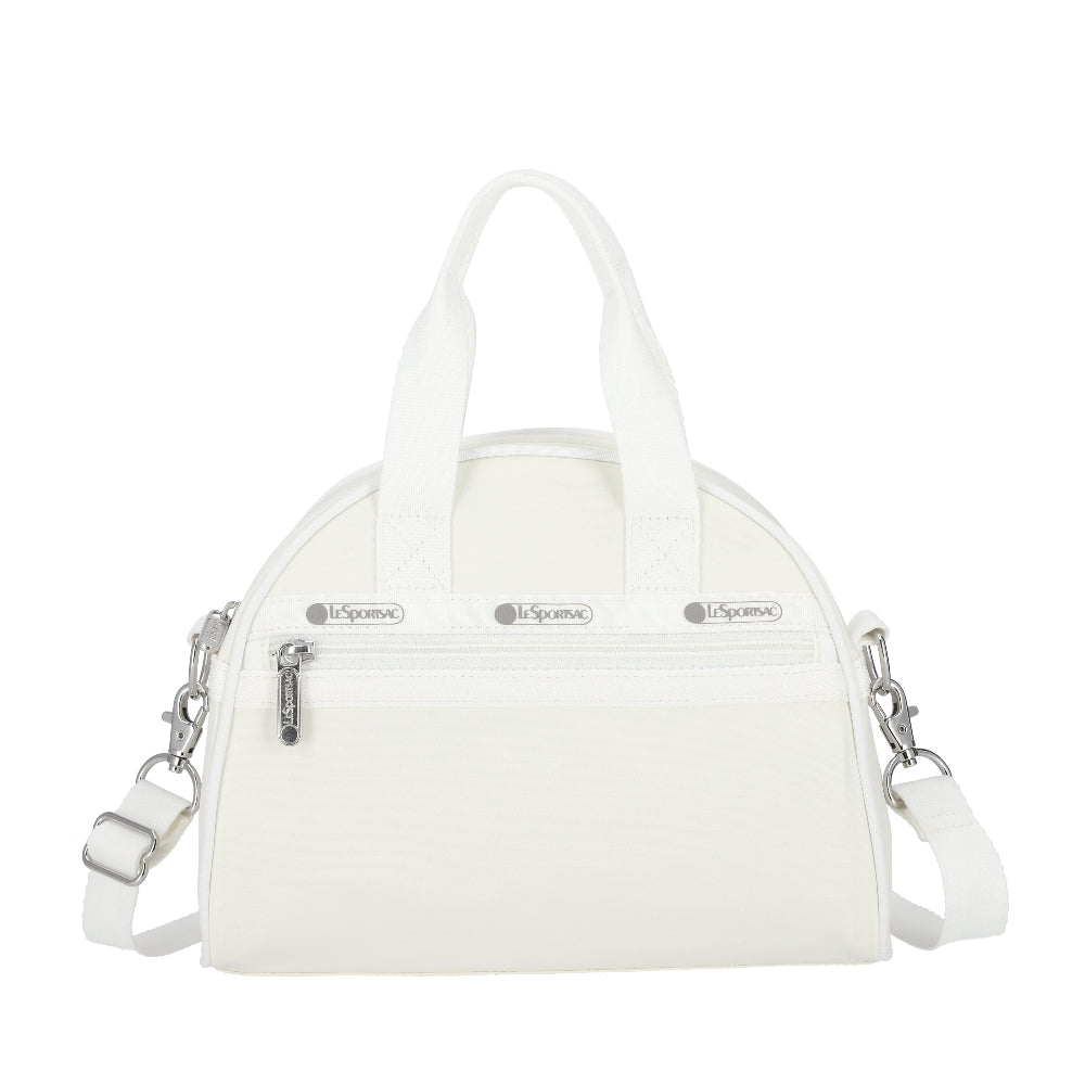 ROUND SM SATCHEL 圓形兩用包 - 奶霜白