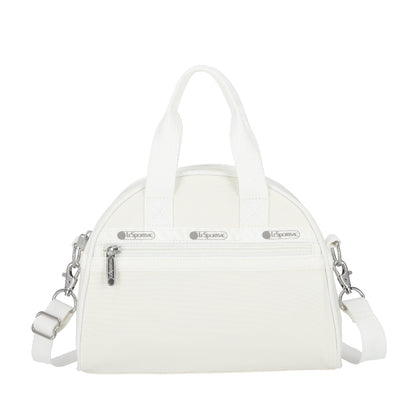 ROUND SM SATCHEL 圓形兩用包 - 奶霜白