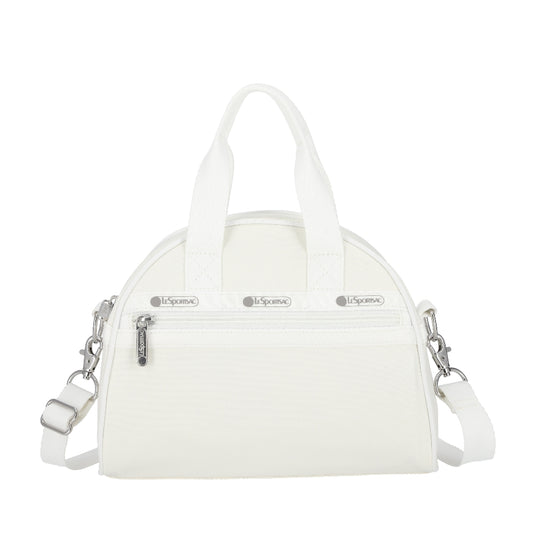 ROUND SM SATCHEL 圓形兩用包 - 奶霜白