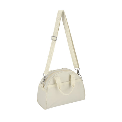 ROUND SM SATCHEL 圓形兩用包 - 奶油米