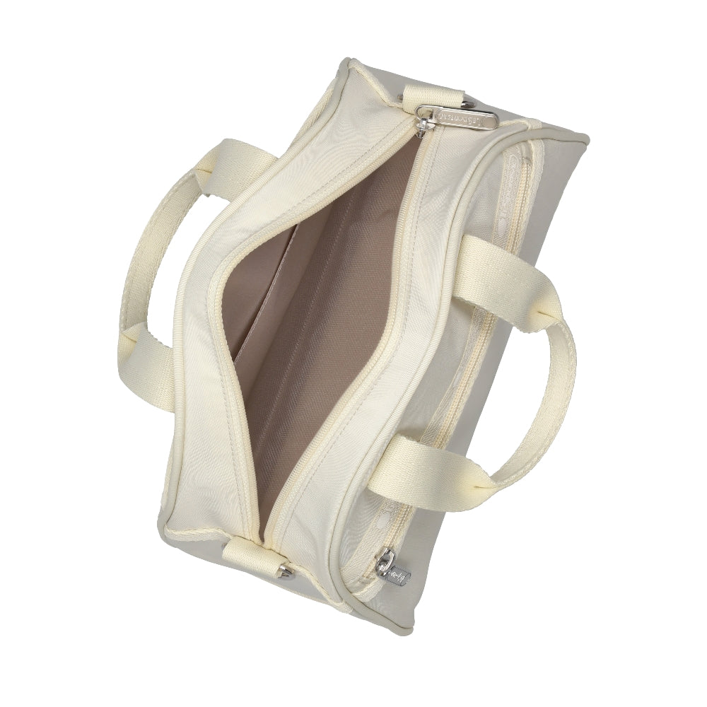 ROUND SM SATCHEL 圓形兩用包 - 奶油米