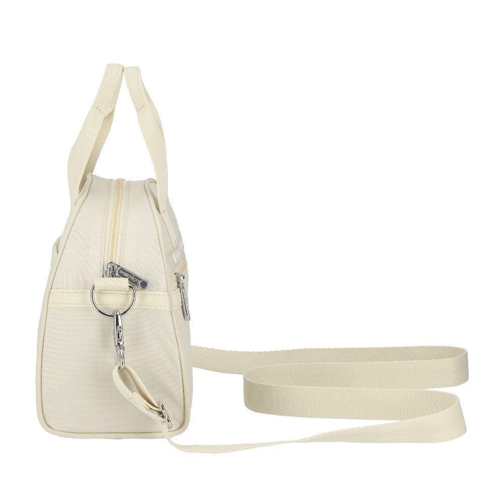 ROUND SM SATCHEL 圓形兩用包 - 奶油米