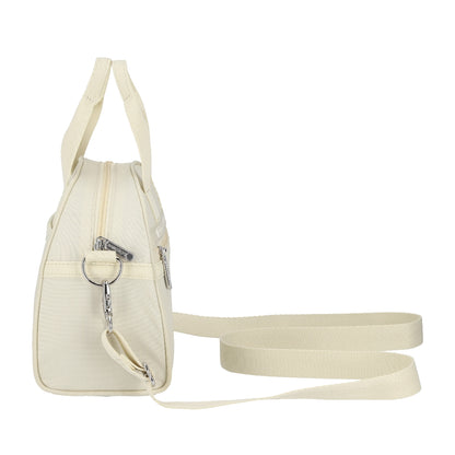 ROUND SM SATCHEL 圓形兩用包 - 奶油米