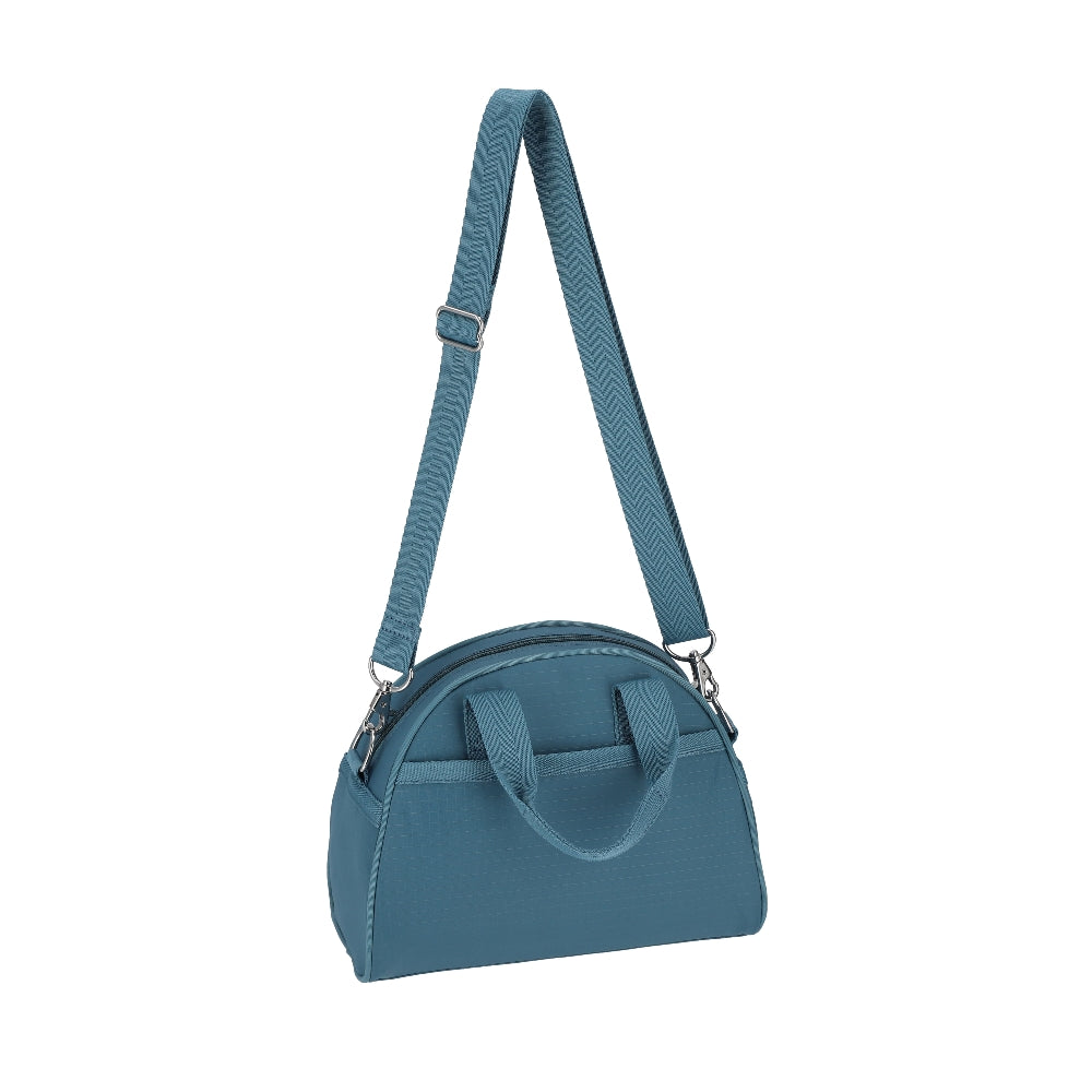 ROUND SM SATCHEL 圓形兩用包 - 深靛藍