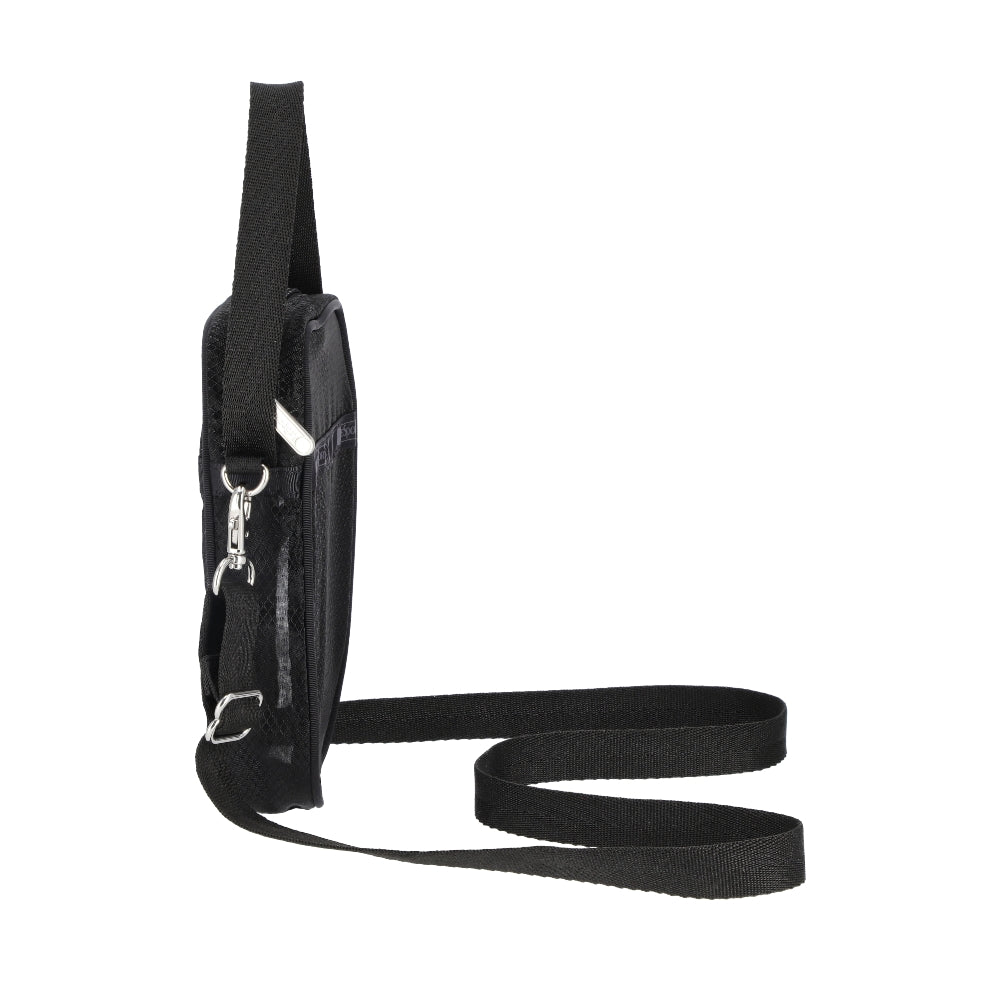 SHEER MINI PHONE CROSSBODY 半透明迷你手機包 - 黑色透紗