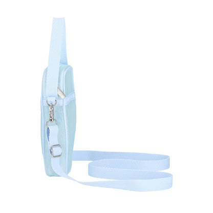 SHEER MINI PHONE CROSSBODY 半透明迷你手機包 - 冰藍透紗