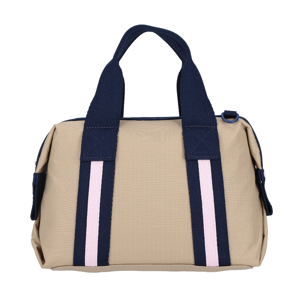 TOP HANDLE SATCHEL 手提波士頓包 - 滾邊海軍藍