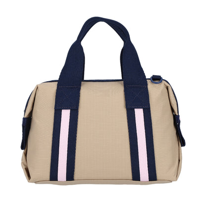 TOP HANDLE SATCHEL 手提波士頓包 - 滾邊海軍藍