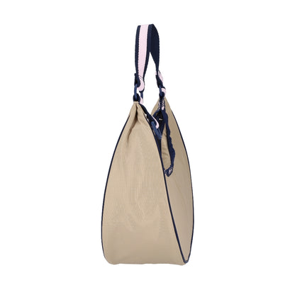 SMALL CRESCENT SHOULDER BAG 半月形肩背包 - 滾邊海軍藍