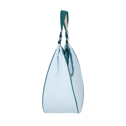 SMALL CRESCENT SHOULDER BAG 半月形肩背包 - 滾邊晴空藍