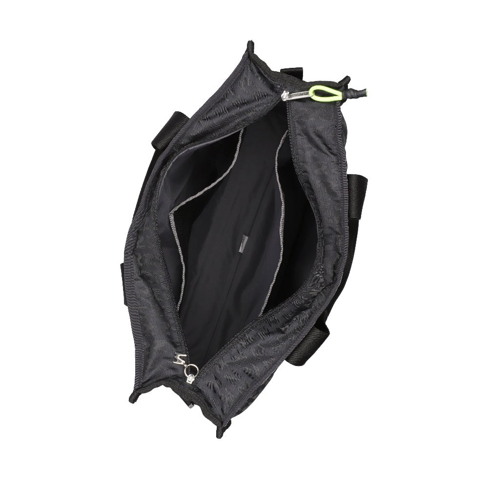 MSGM LG BOAT TOTE 大容量船型手提托特包 - 黑色緹花