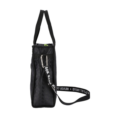 MSGM LG BOAT TOTE 大容量船型手提托特包 - 黑色緹花