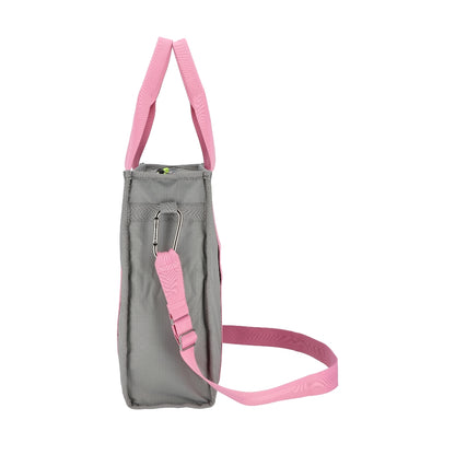 MSGM LG BOAT TOTE 大容量船型手提托特包 - 粉/灰色