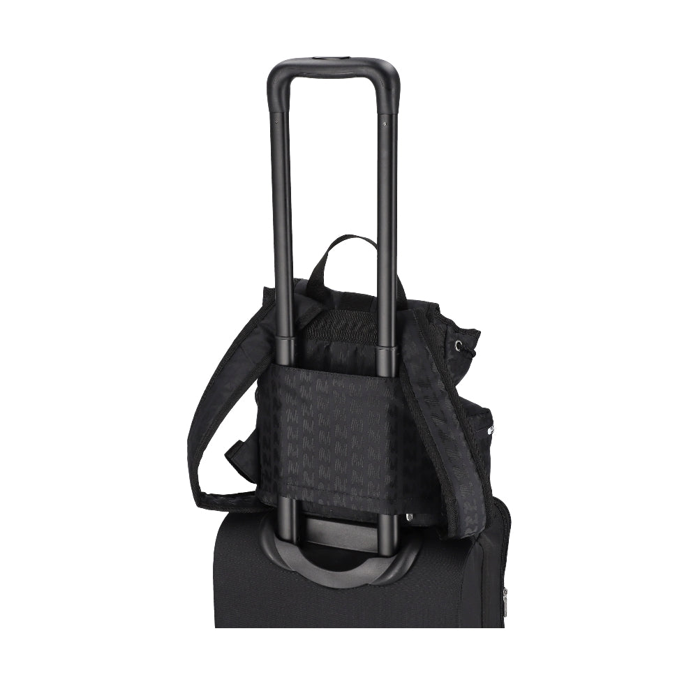 MSGM VOYAGER BACKPACK 工裝風後背包 - 黑色緹花