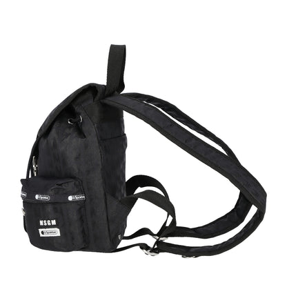 MSGM VOYAGER BACKPACK 工裝風後背包 - 黑色緹花