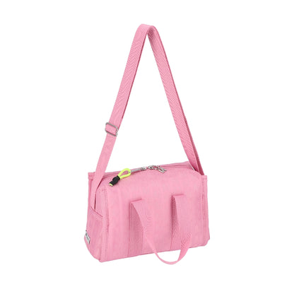 MSGM METRO XBODY 方形兩用斜背包 - 粉色緹花