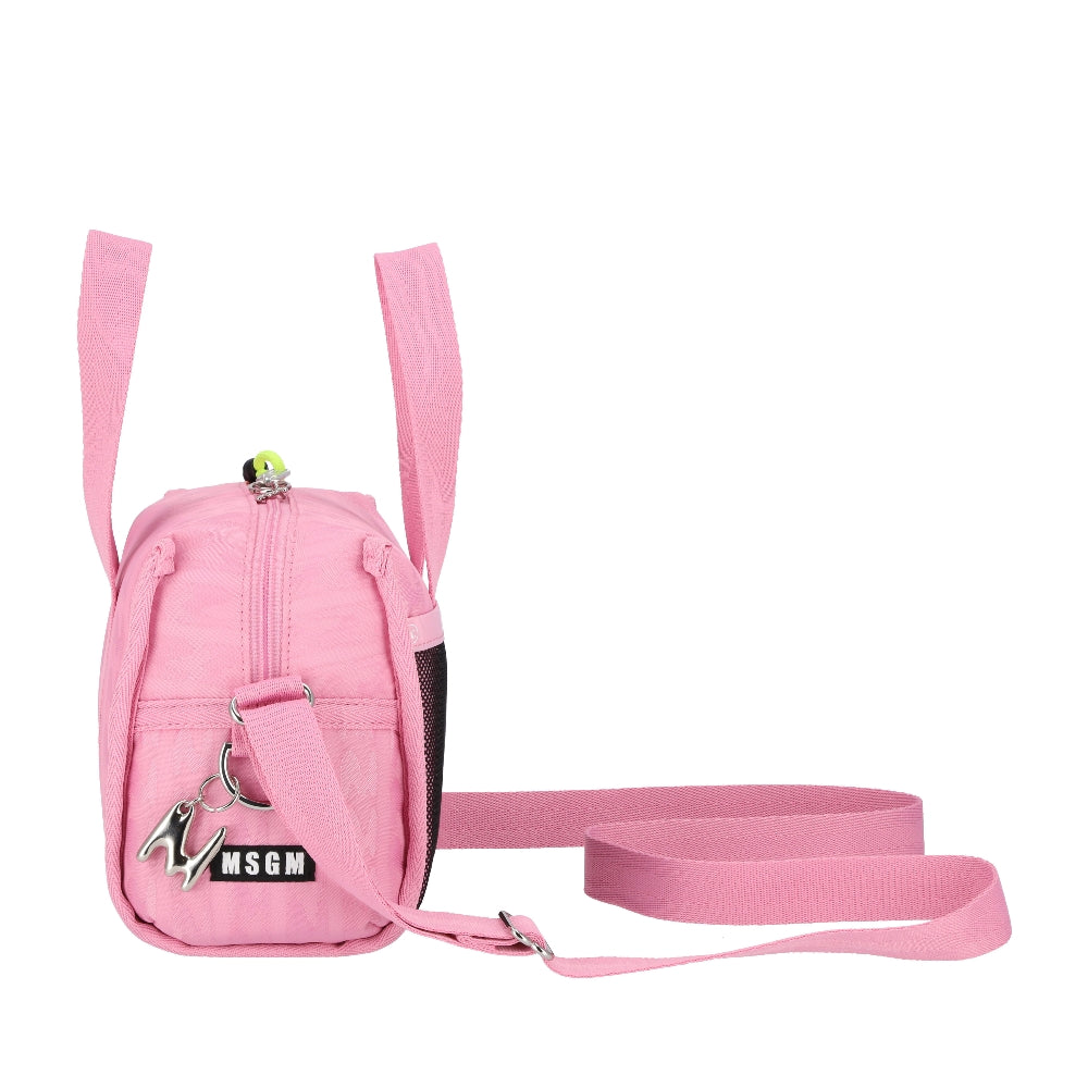 MSGM METRO XBODY 方形兩用斜背包 - 粉色緹花