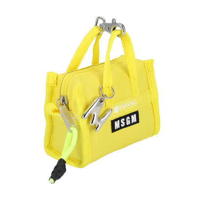 MSGM MICRO WEEKENDER 迷你旅行袋掛飾 - MSGM 黃
