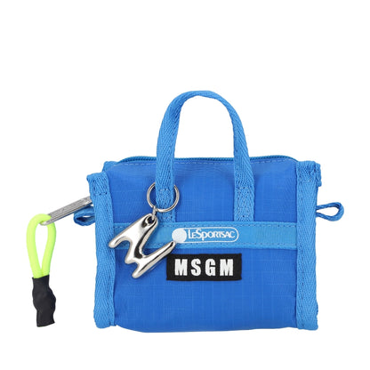 MSGM MICRO WEEKENDER 迷你旅行袋掛飾 - MSGM 藍