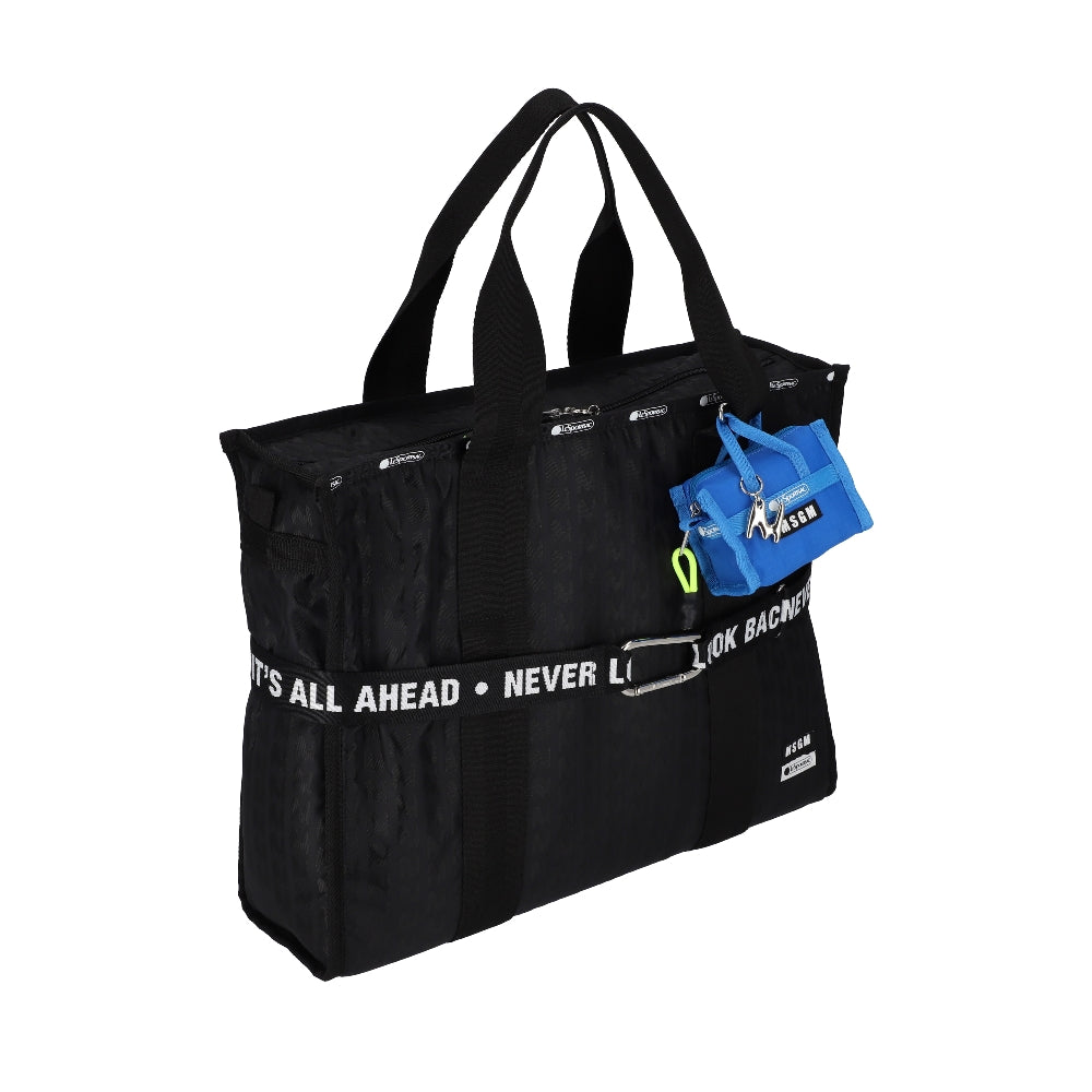 MSGM MICRO WEEKENDER 迷你旅行袋掛飾 - MSGM 藍