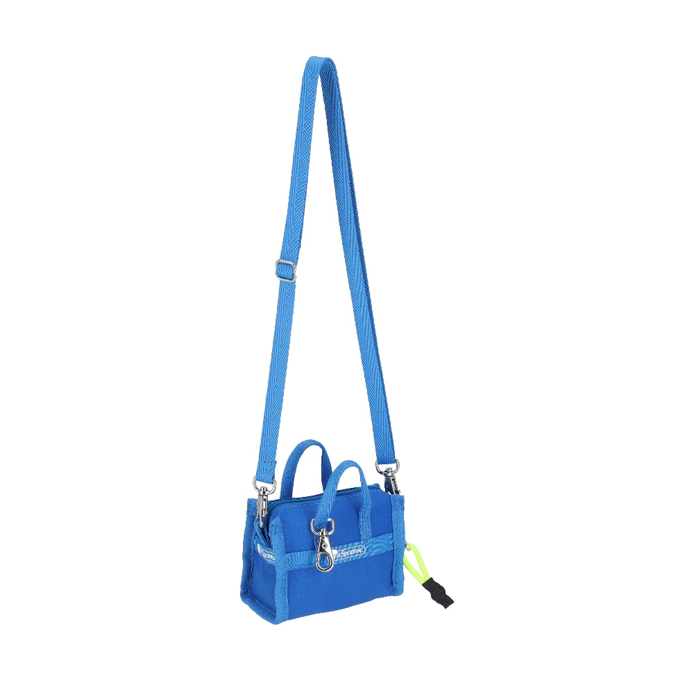 MSGM MICRO WEEKENDER 迷你旅行袋掛飾 - MSGM 藍
