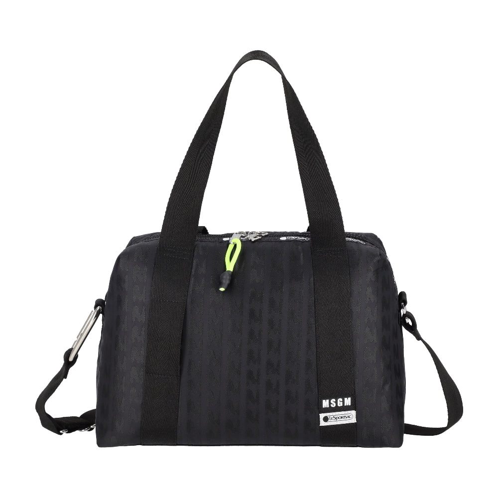 MSGM E/W COMMUTER TOTE 手提兩用托特包 - 黑色緹花