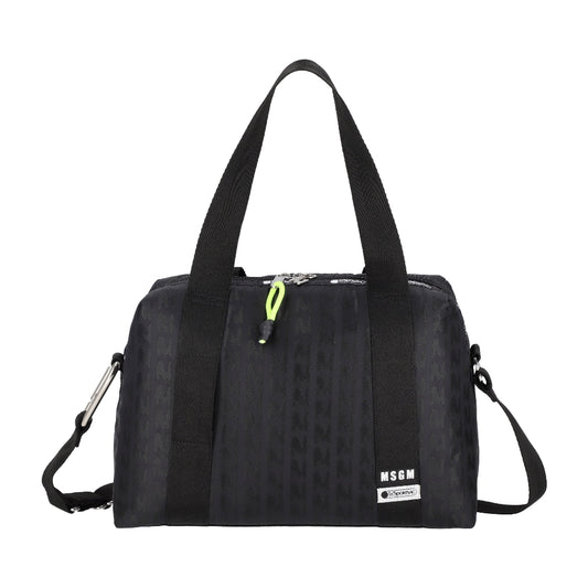 MSGM E/W COMMUTER TOTE 手提兩用托特包 - 黑色緹花