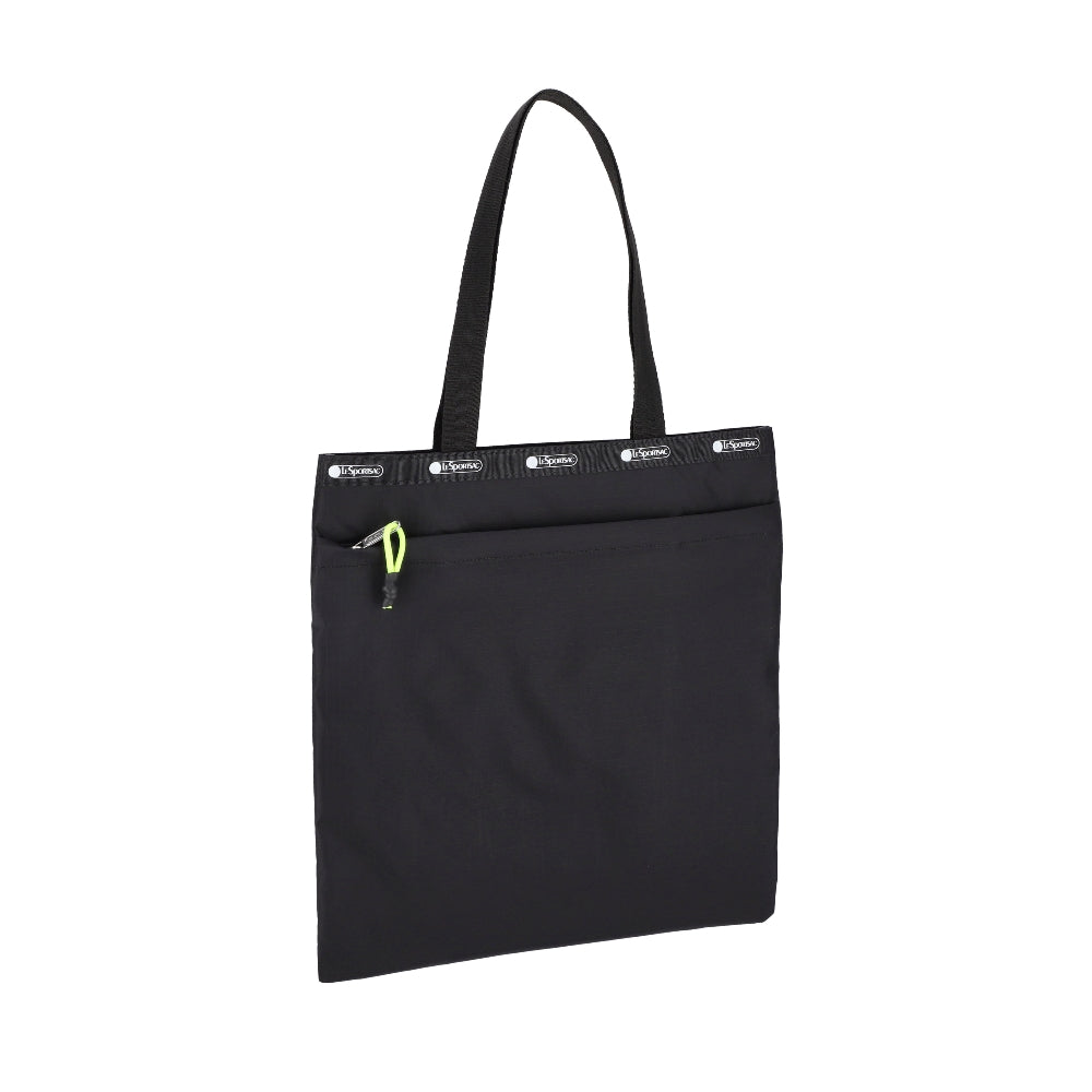 MSGM LG EMERALD TOTE 大型直立托特包 - MSGM LOGO 托特黑