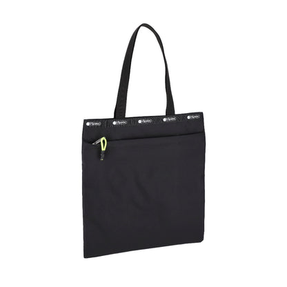 MSGM LG EMERALD TOTE 大型直立托特包 - MSGM LOGO 托特黑