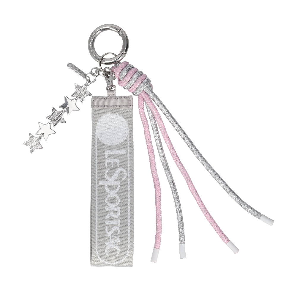 LOGO STRAP CHARM LOGO鑰匙圈 - 霧銀灰