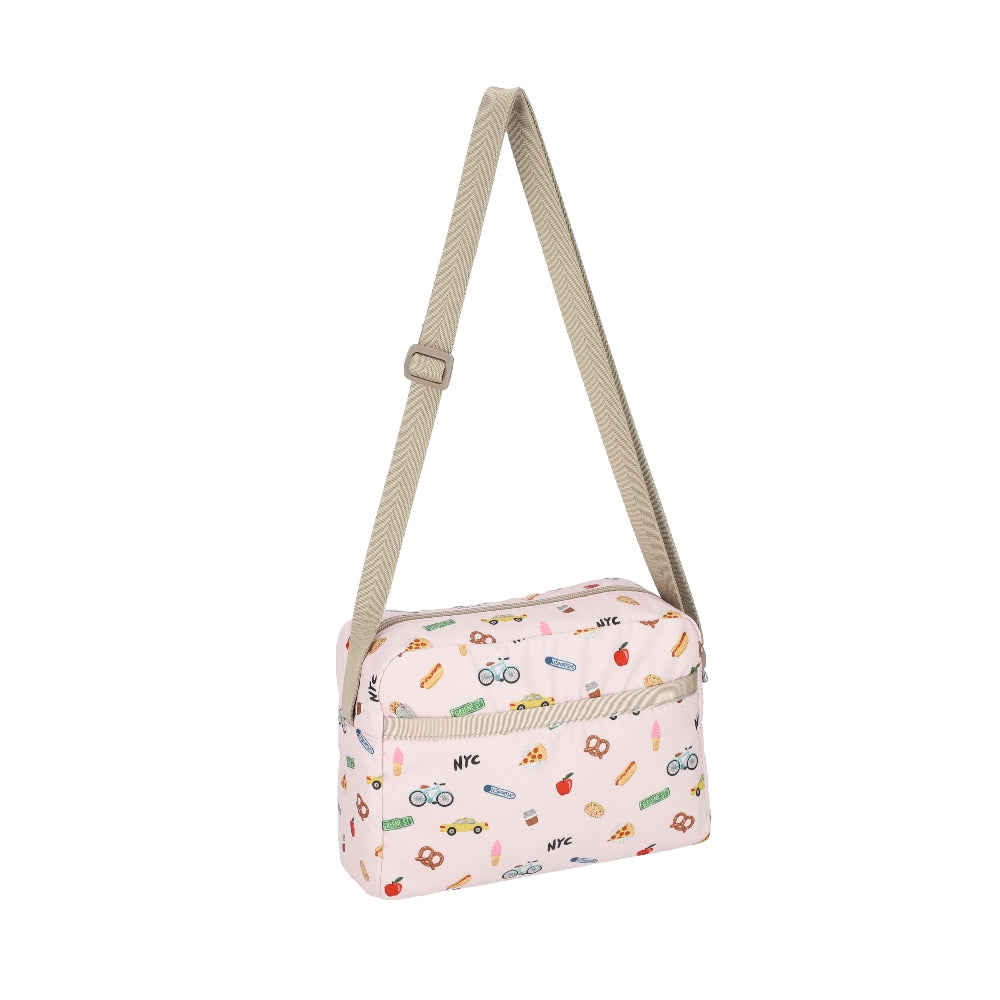 DANIELLA CROSSBODY 拉鍊斜背包 - 紐約印象
