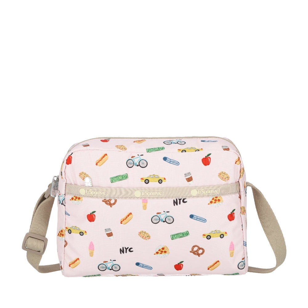 DANIELLA CROSSBODY 拉鍊斜背包 - 紐約印象