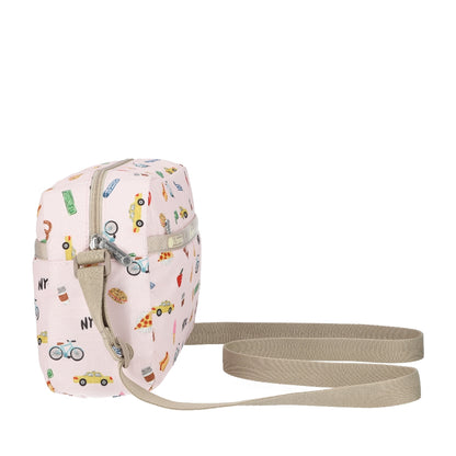 DANIELLA CROSSBODY 拉鍊斜背包 - 紐約印象