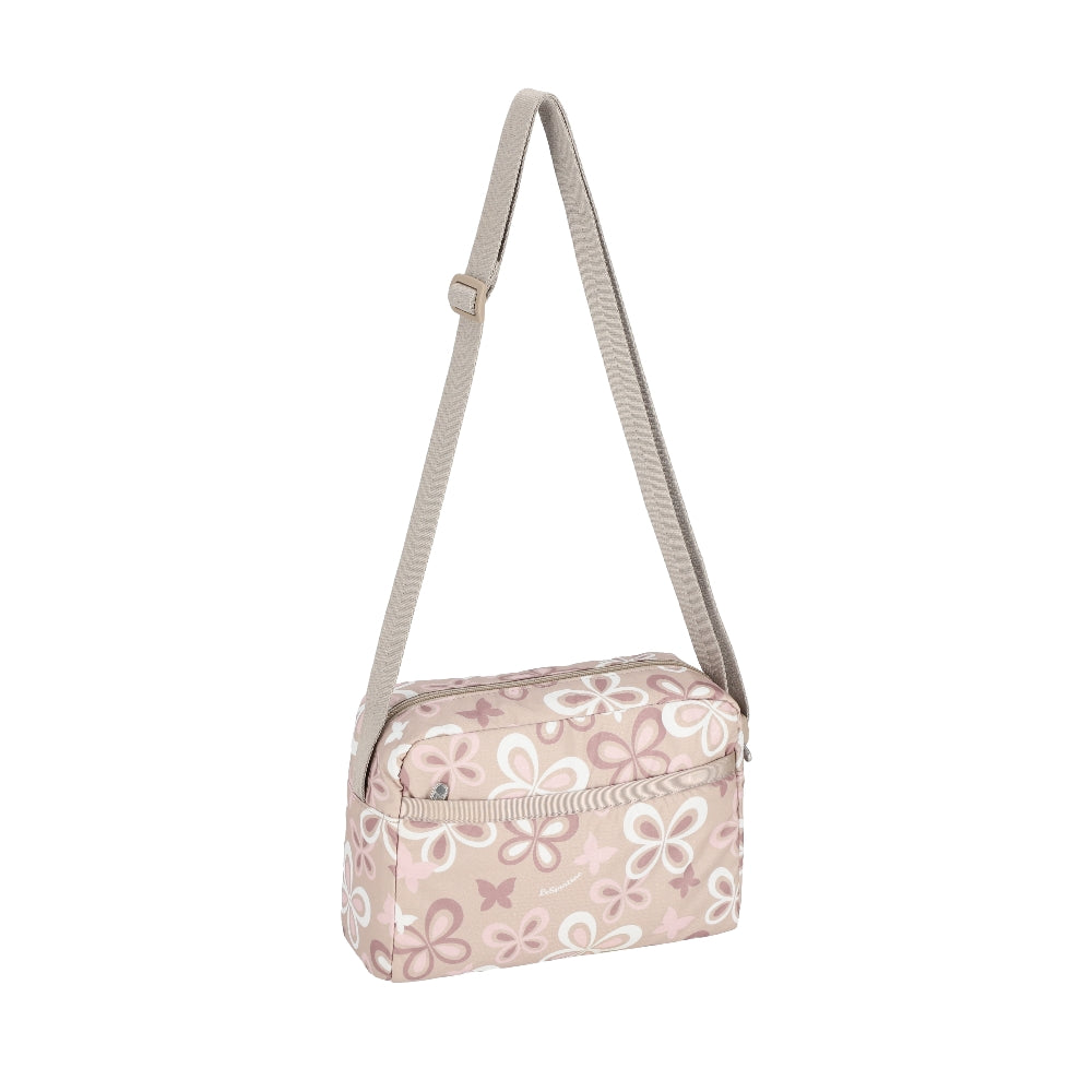 DANIELLA CROSSBODY 拉鍊斜背包 - 蝶舞花綻