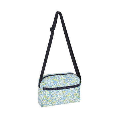 DANIELLA CROSSBODY 拉鍊斜背包 - 織錦花卉