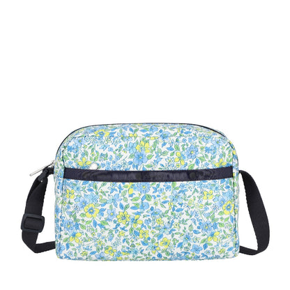 DANIELLA CROSSBODY 拉鍊斜背包 - 織錦花卉