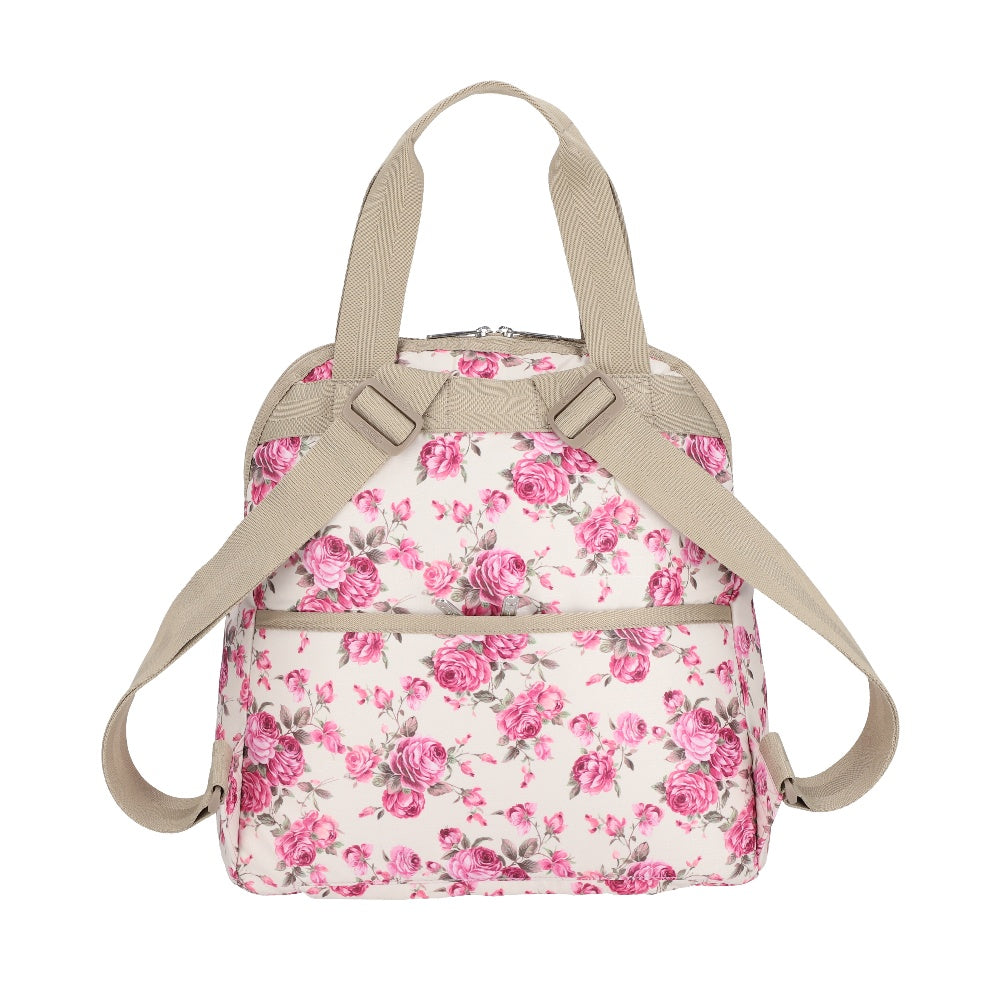 DOUBLE TROUBLE BACKPACK 兩用後背包 - 柔情花卉