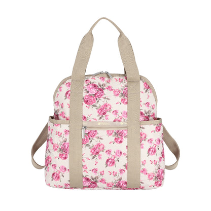 DOUBLE TROUBLE BACKPACK 兩用後背包 - 柔情花卉