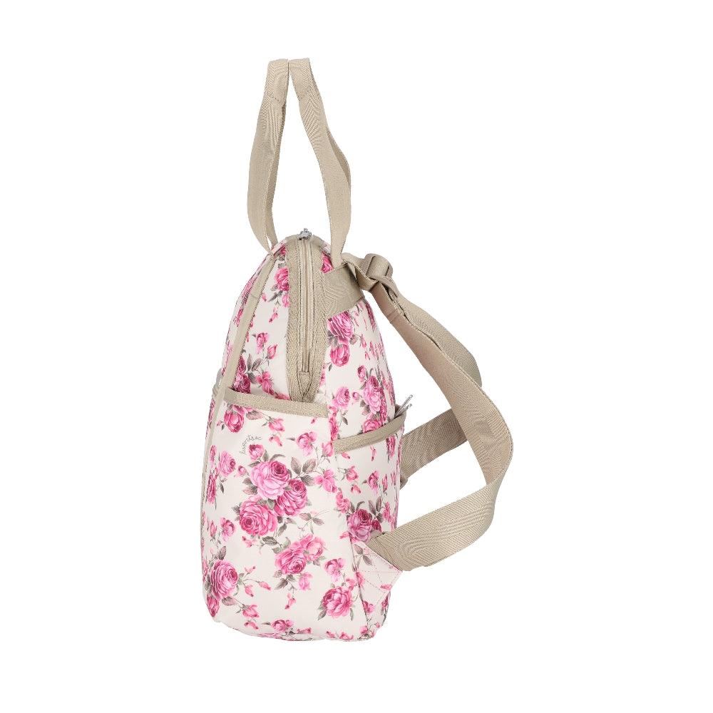 DOUBLE TROUBLE BACKPACK 兩用後背包 - 柔情花卉
